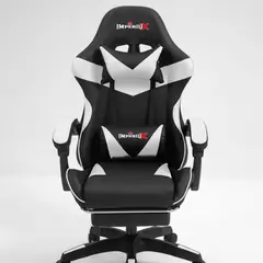 GENERICO - SILLAS GAMER CON MASAJEADOR Y REPOSA PIES RECLINABLES