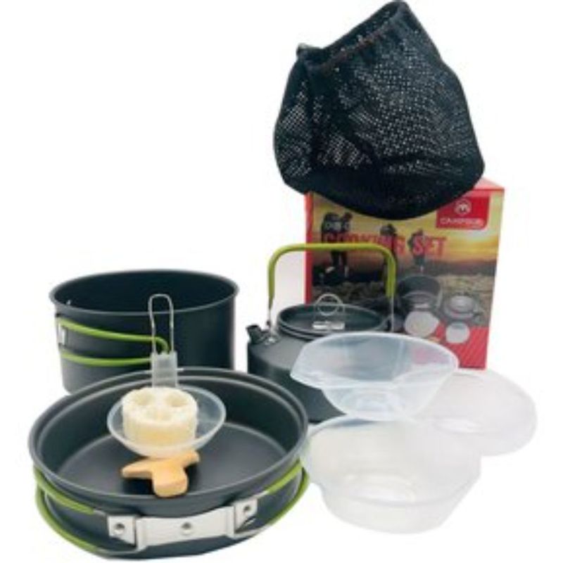 GENERICO - Set de Ollas Camping con Tetera