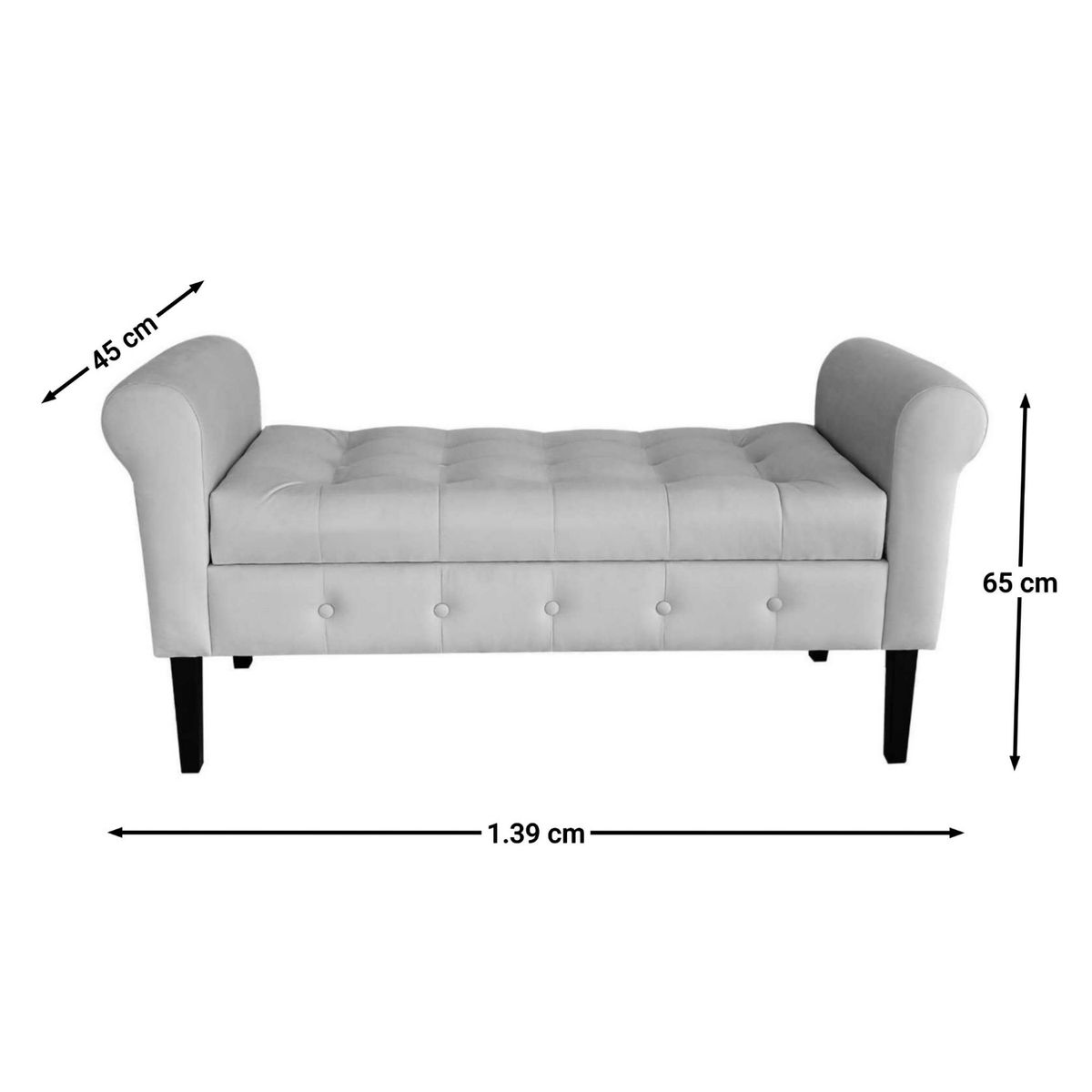 GENERICO - Banqueta Baúl Lisboa Color Cafe