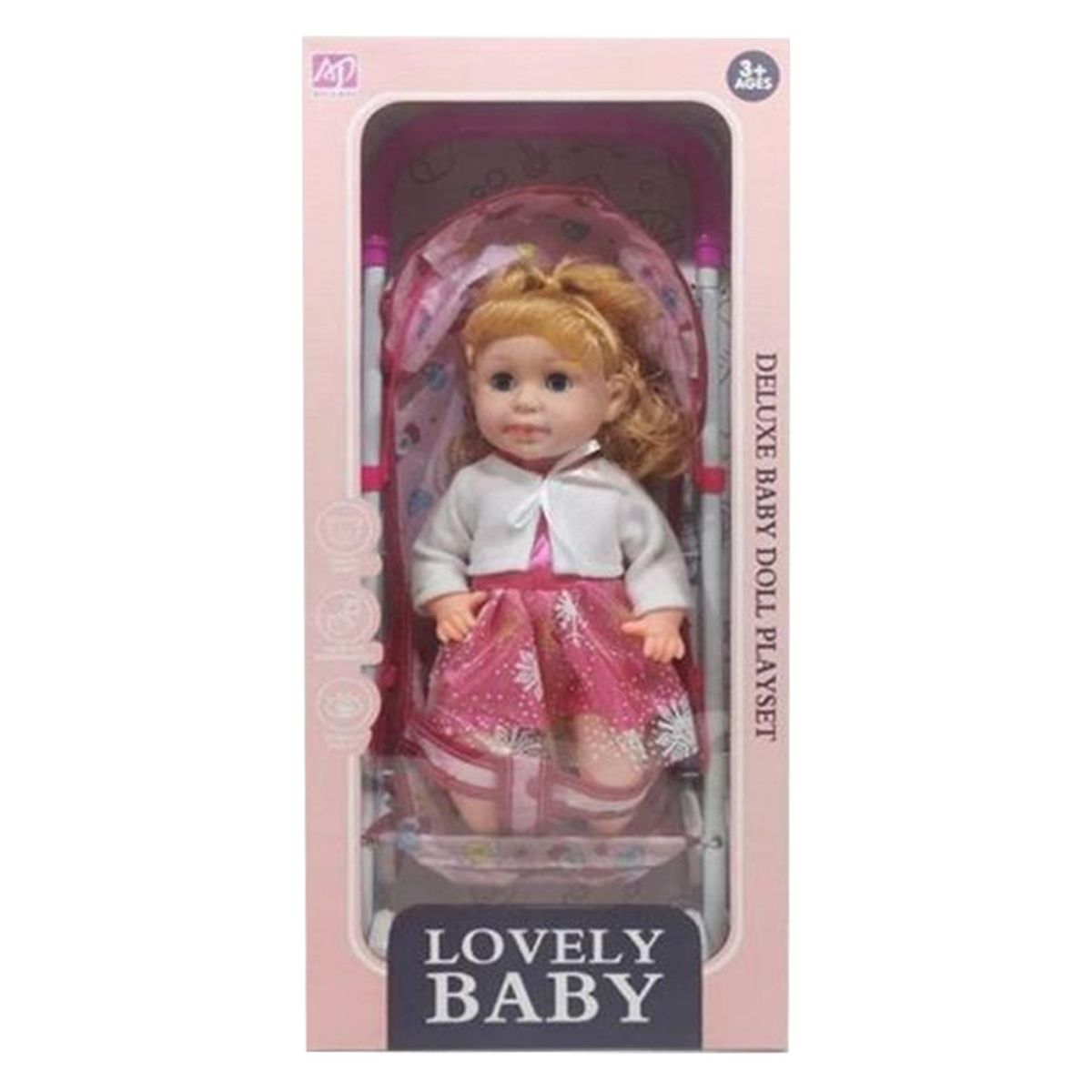 GENERICO - Coche Metálico Con Muñeca Juego Bebé