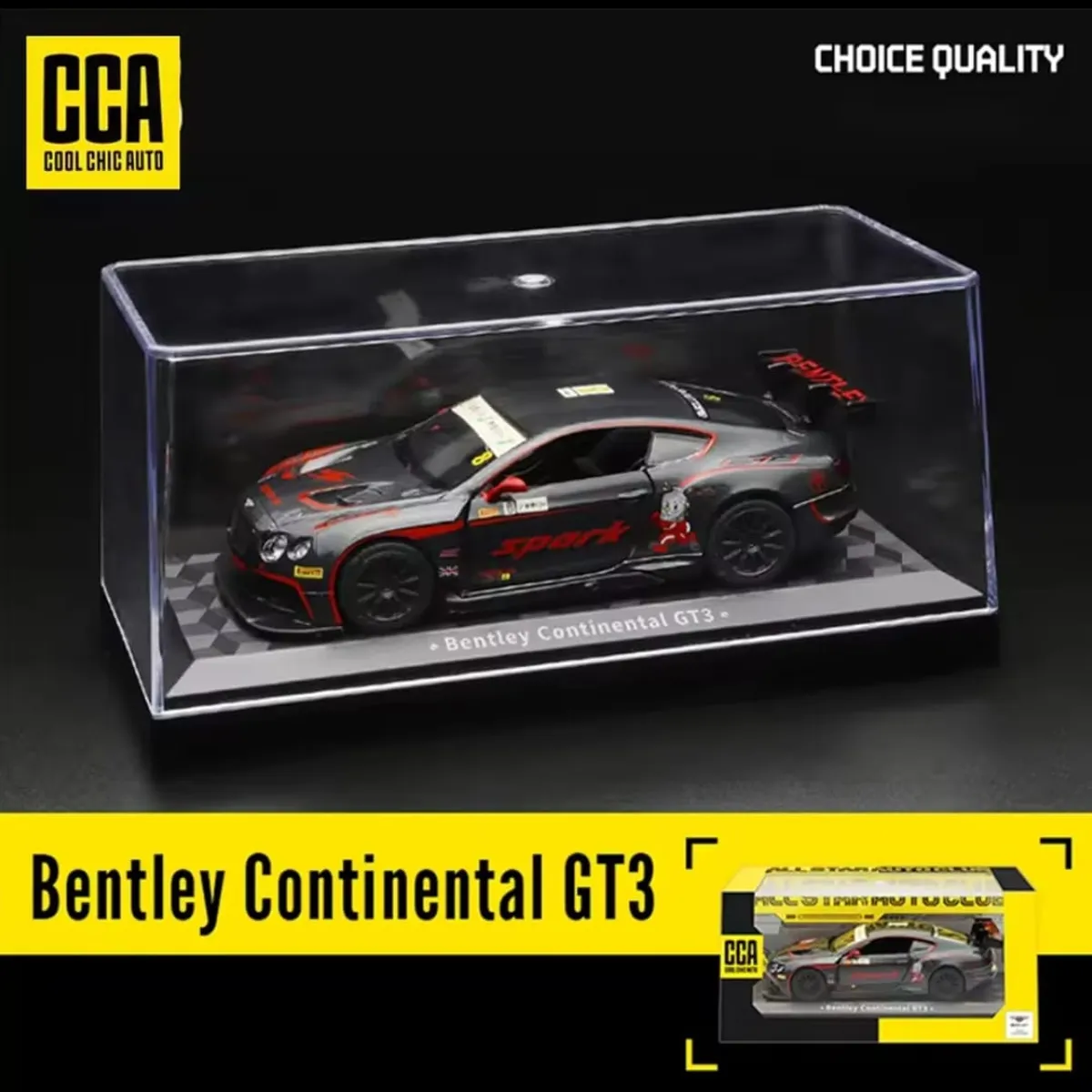 GENERICO - Autos Coleccion Bentley Continental GT3 1 3 negro