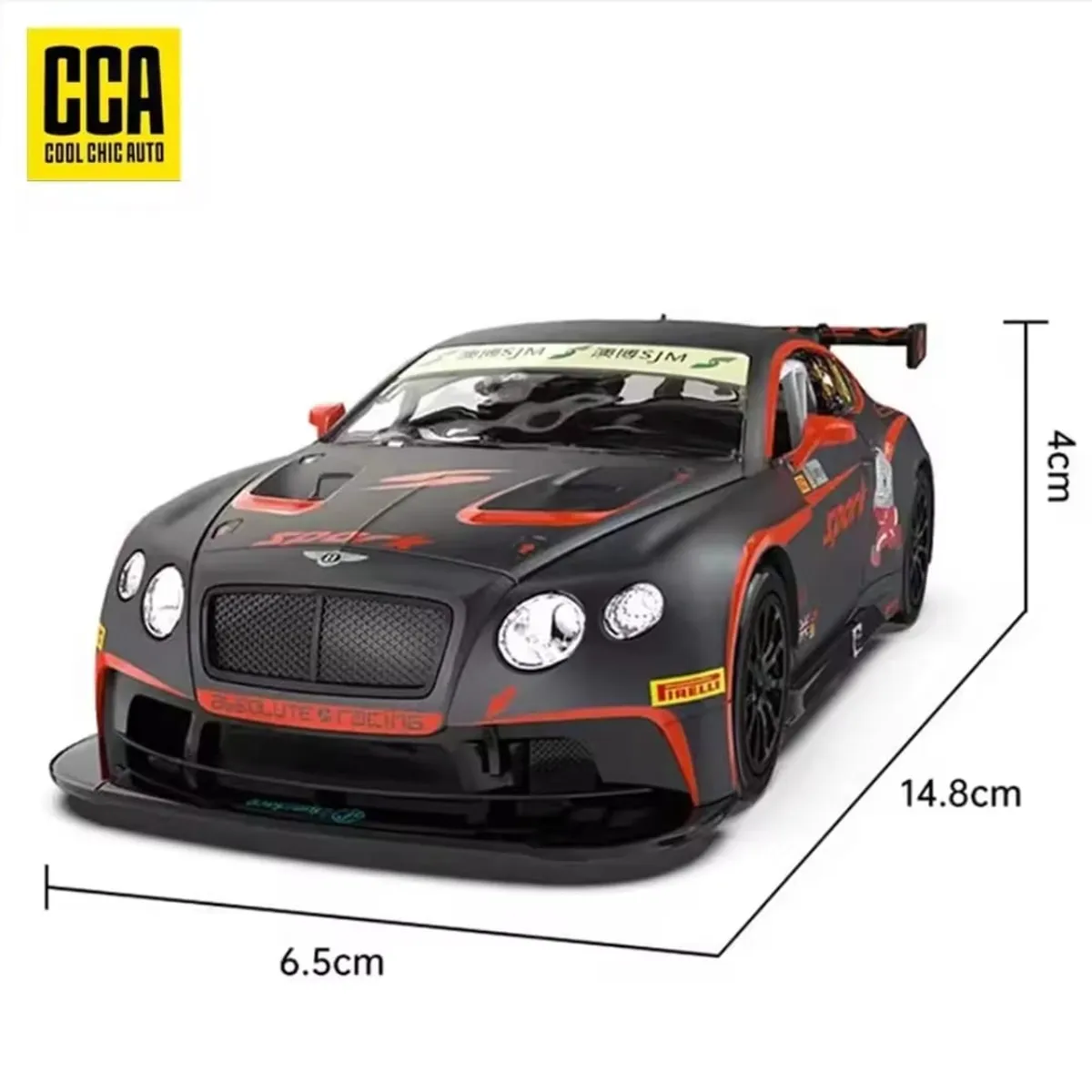 GENERICO - Autos Coleccion Bentley Continental GT3 1 3 negro