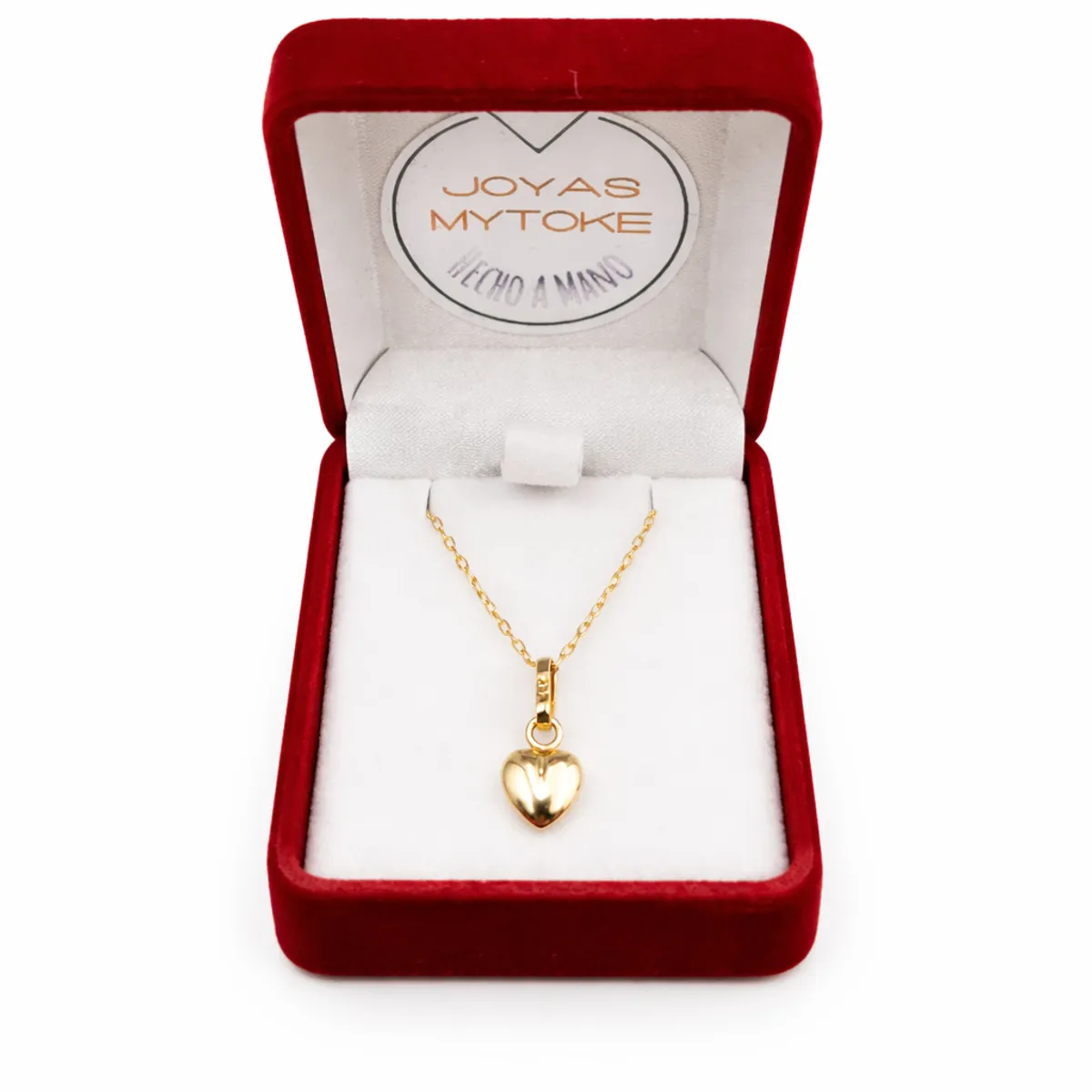 JOYAS MYTOKE - Cadena Oro 18k  Corazon Oro 18k Colgante Dije