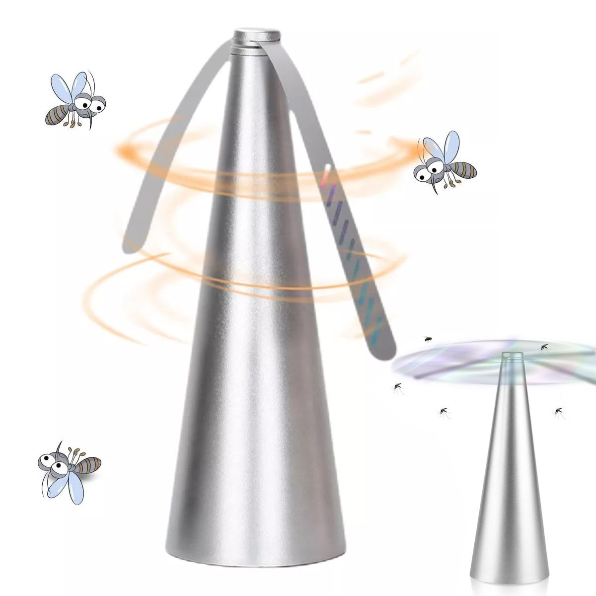 KUANGYE - Ventilador Repelente De Mosca Disfruta Tus Comidas Para Jardín