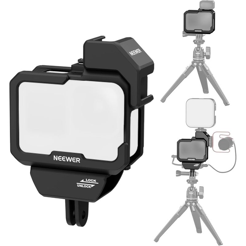 NEEWER - Jaula De Cámara Video Cage Para Gopro Hero 12 11 10 9