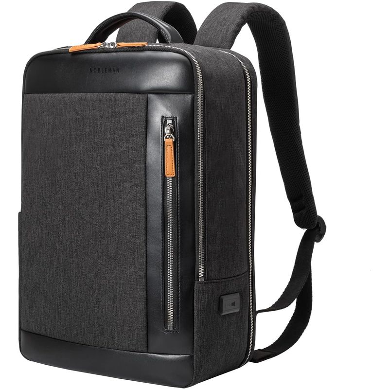 RURUTOTO - Mochila de viaje Notebook Multifuncional Con Carga Usb Beige
