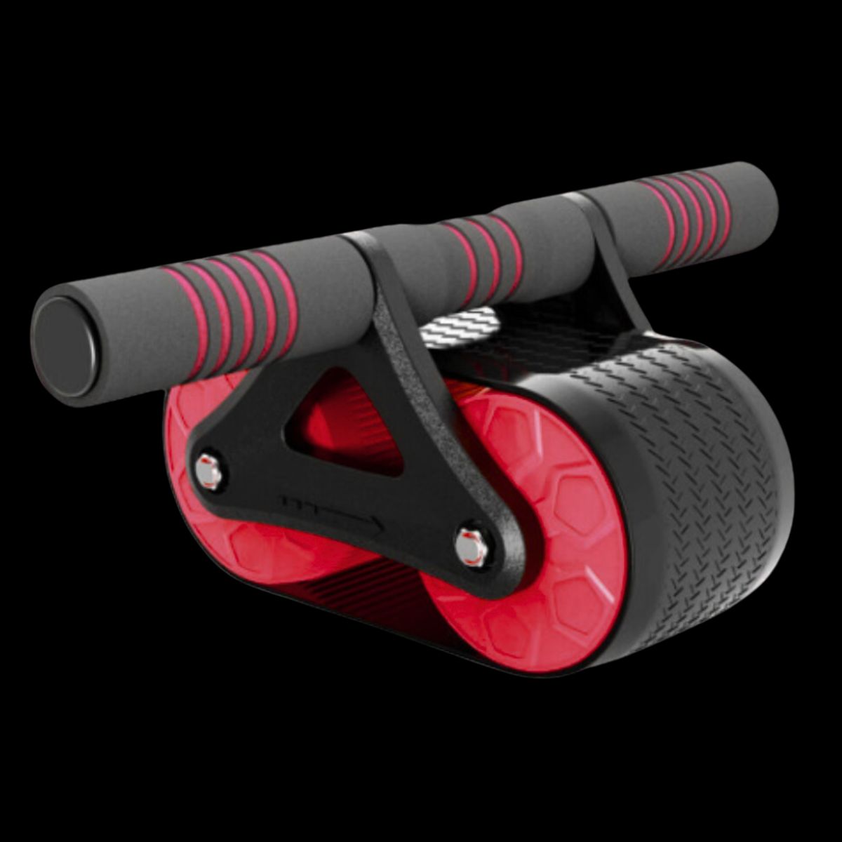 GENERICO - Rueda Abdominal Doble Roja