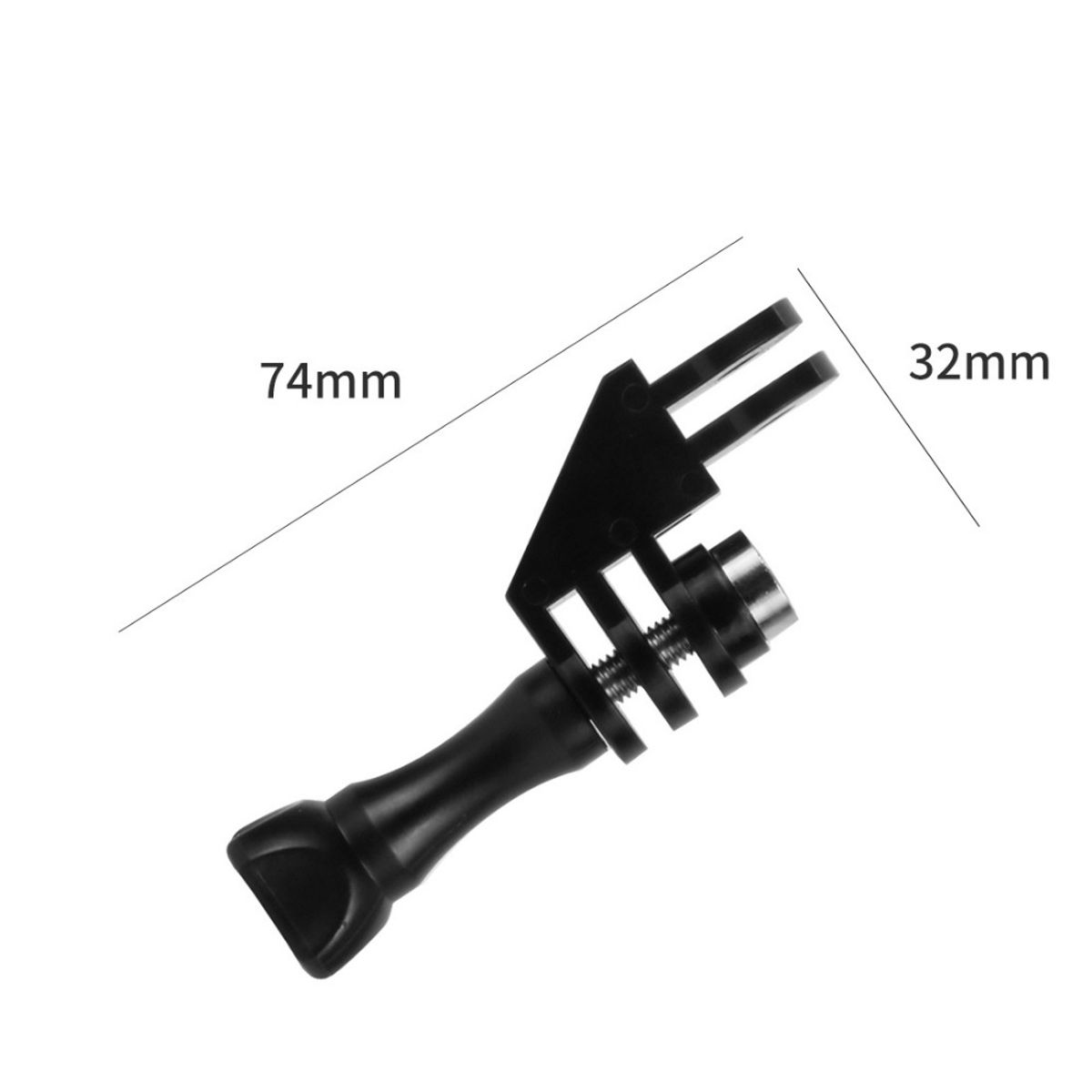 GENERICO - ADAPTADOR MONTURA 90 GRADOS GOPRO