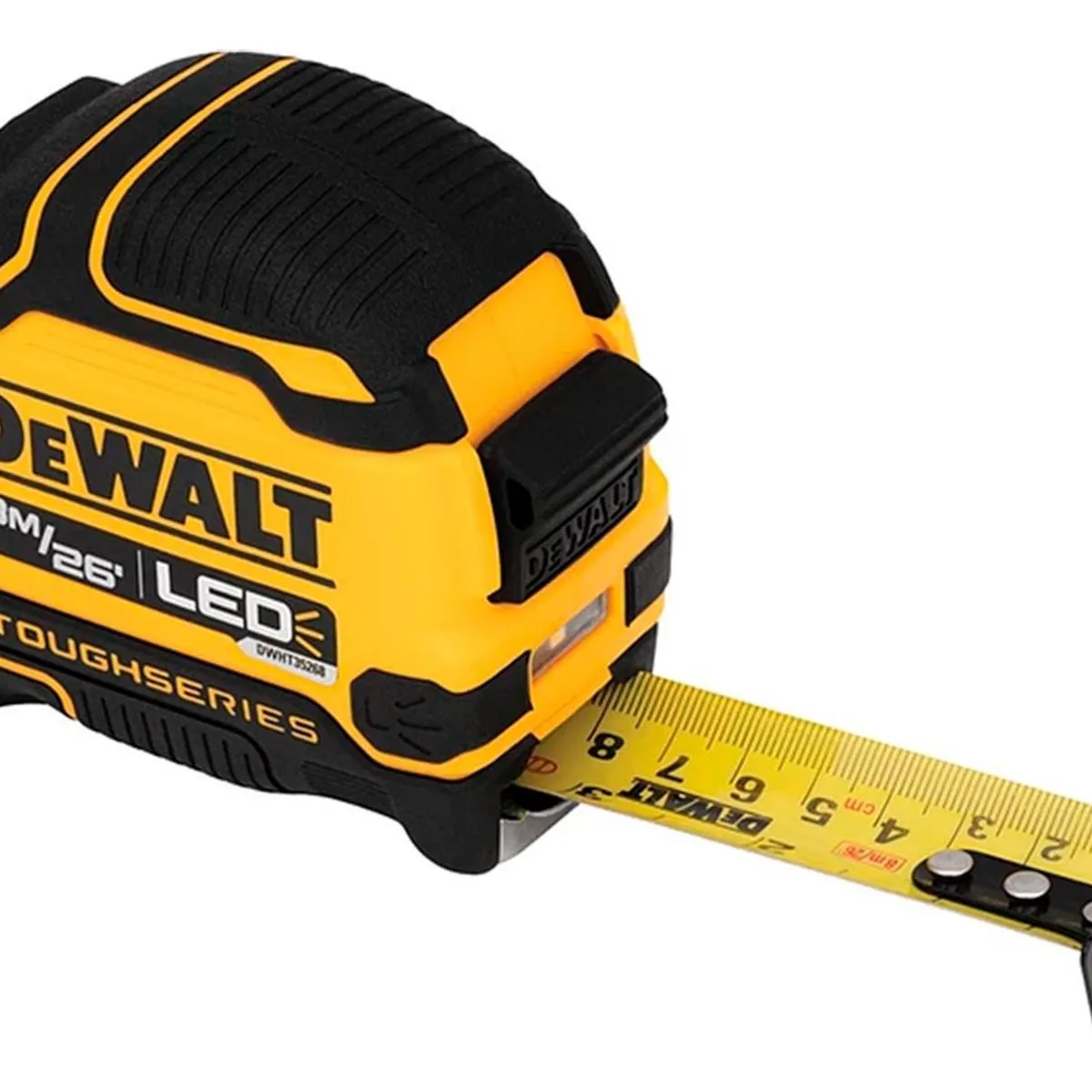 DEWALT - Huincha De Medir Dewalt Luz Led Toughseries 8m/26 Dwht35268s