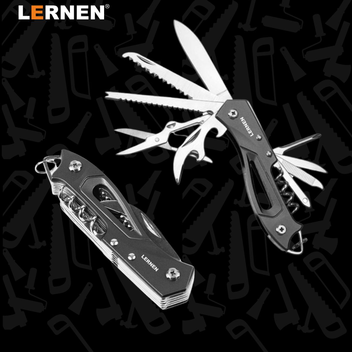 LERNEN - Llavero Corta Plumas MultiHerramienta