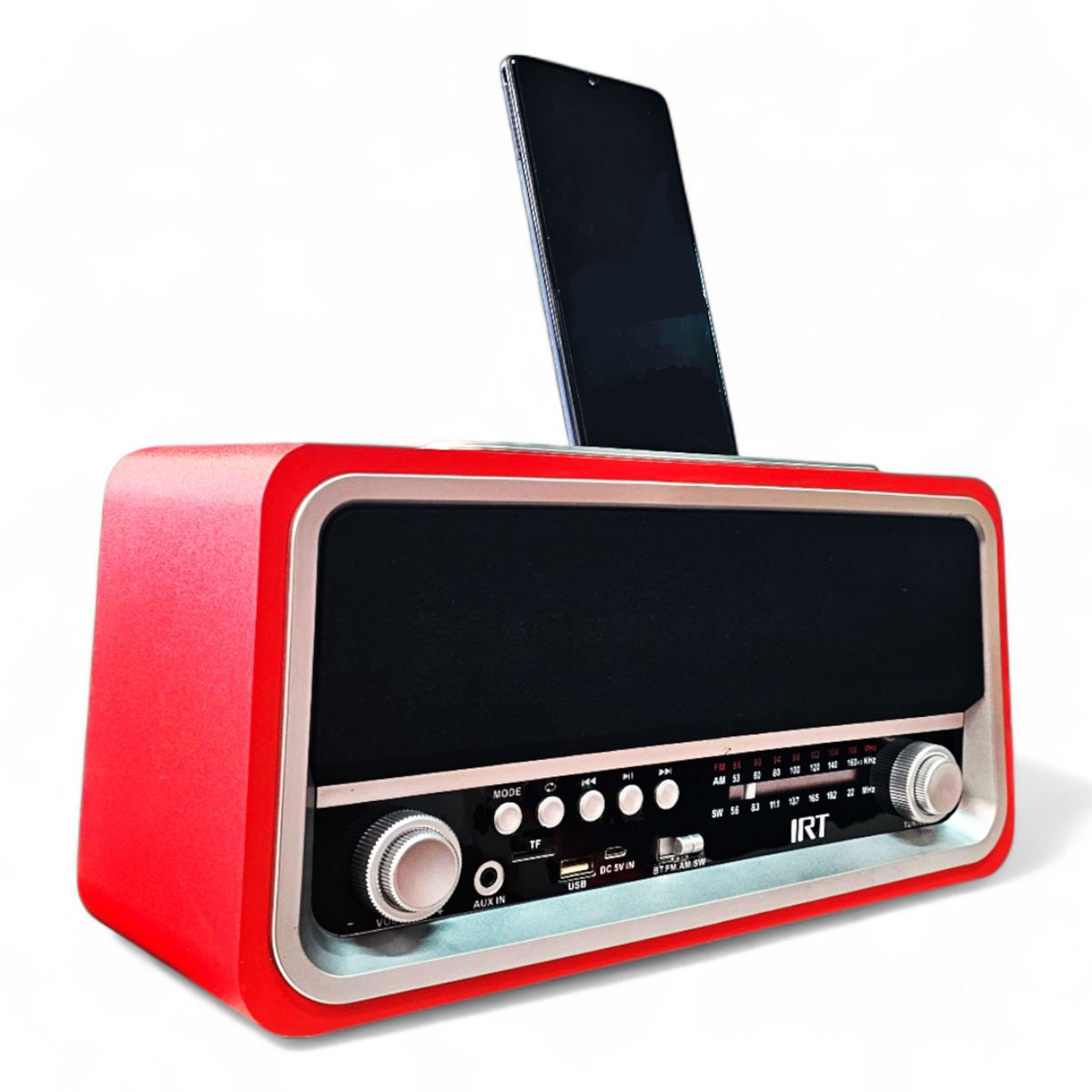 IRT - Radio Retro Vintage IRT Bluetooth /AM /FM Recargable RETRO06