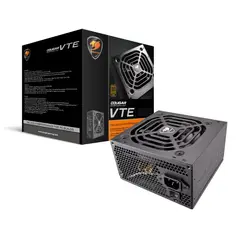 COUGAR - Fuente De Poder Gamer VTE 400W 80 Plus High Efficiency - Negro