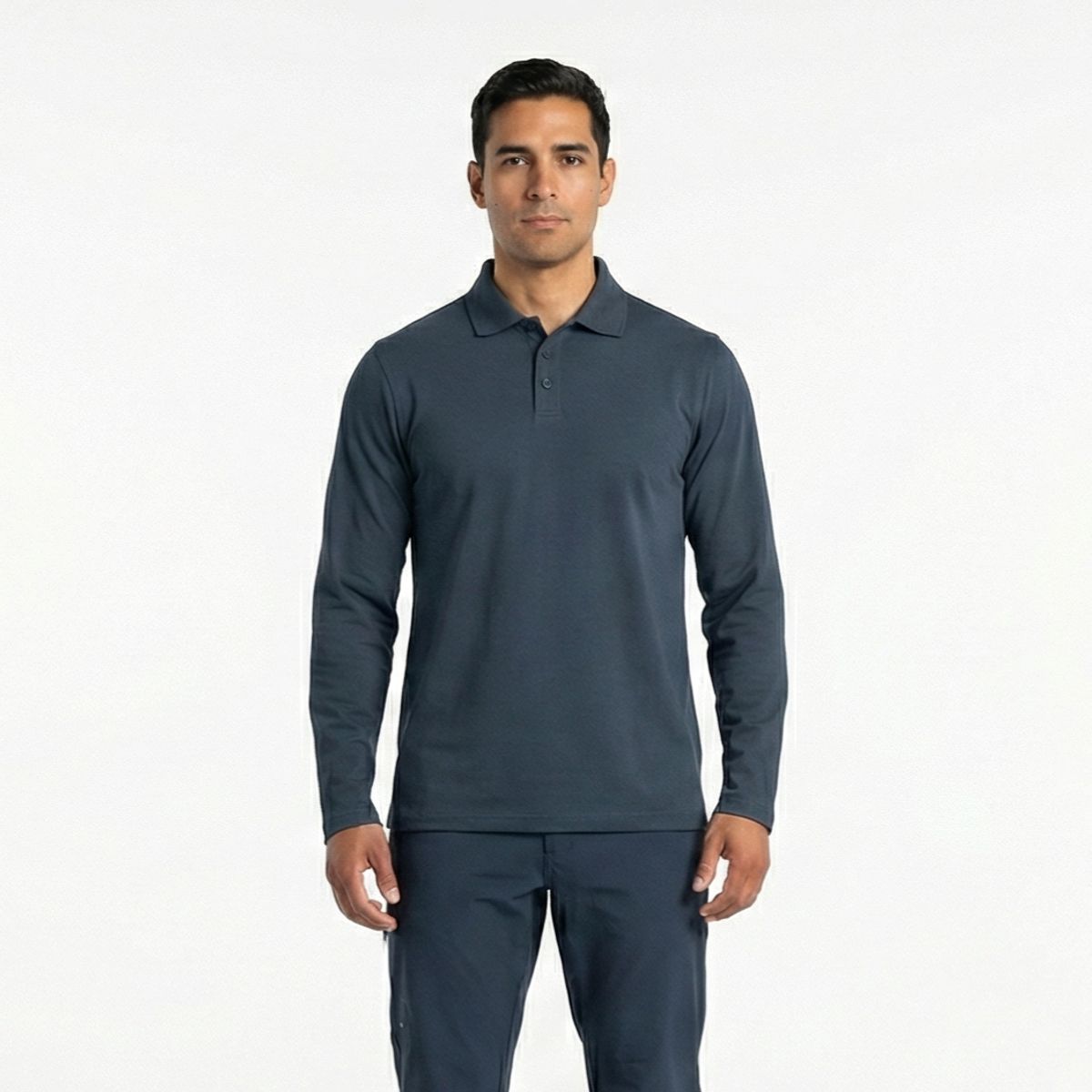 T-WORLD - Polera Polo Dryfresh Hombre Manga Larga Secado Rápido