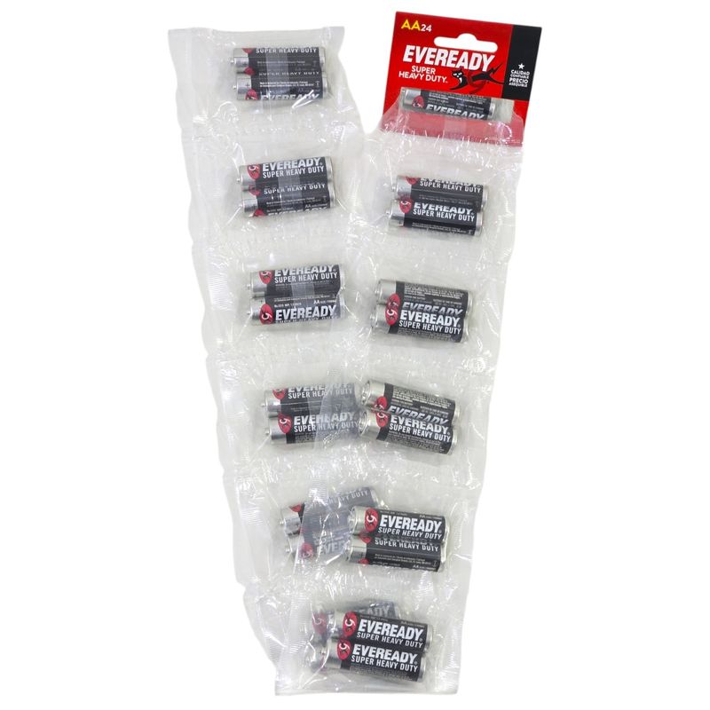 EVEREADY - Pack 24 Pilas Eveready AA Convencional Tira