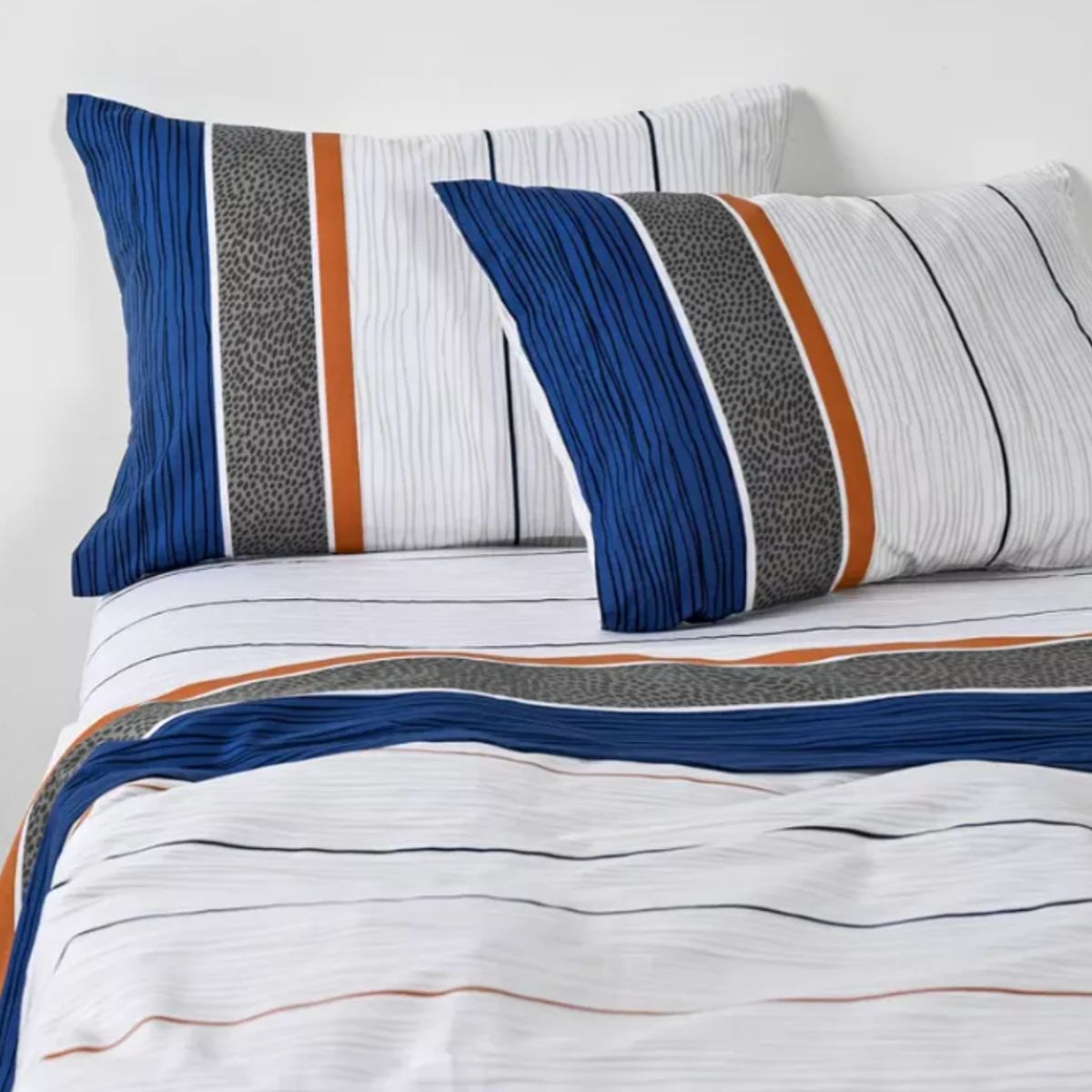 CANNON - Sabanas Cannon 2 Plazas 144 Hilos Blue Mist