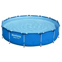 BESTWAY - Piscina Estructural Con Filtro 396m X 084m Modelo 5612e Color Azul