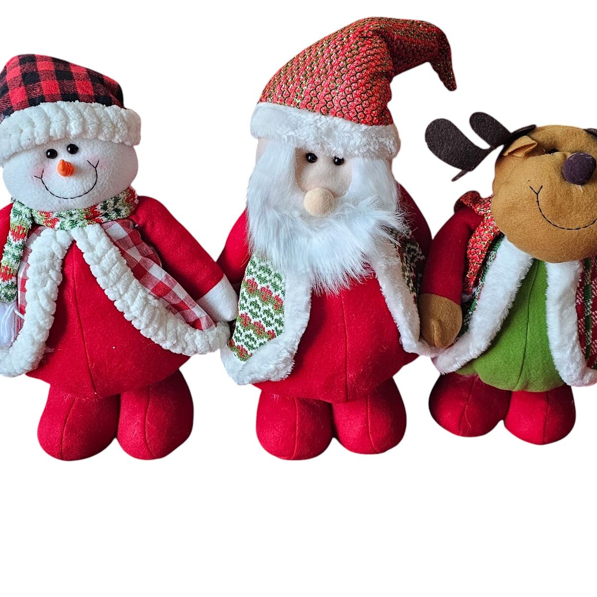 GENERICO - Pack 3 Monos Patas Largas Navidad Extensible De 40 A 60 Cms