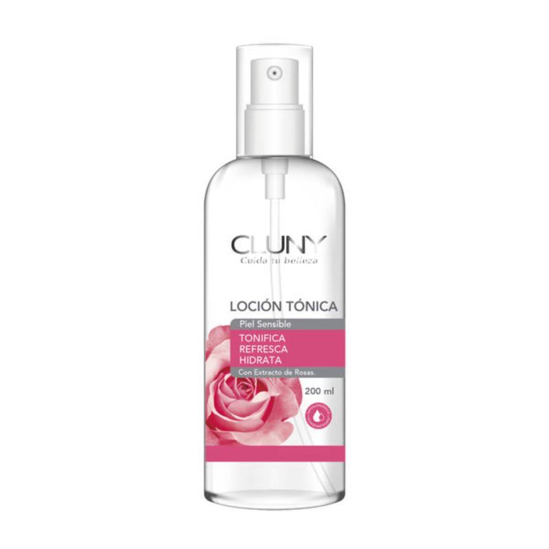 CLUNY - Cluny Loción Tónica Extracto De Rosas 200 Ml
