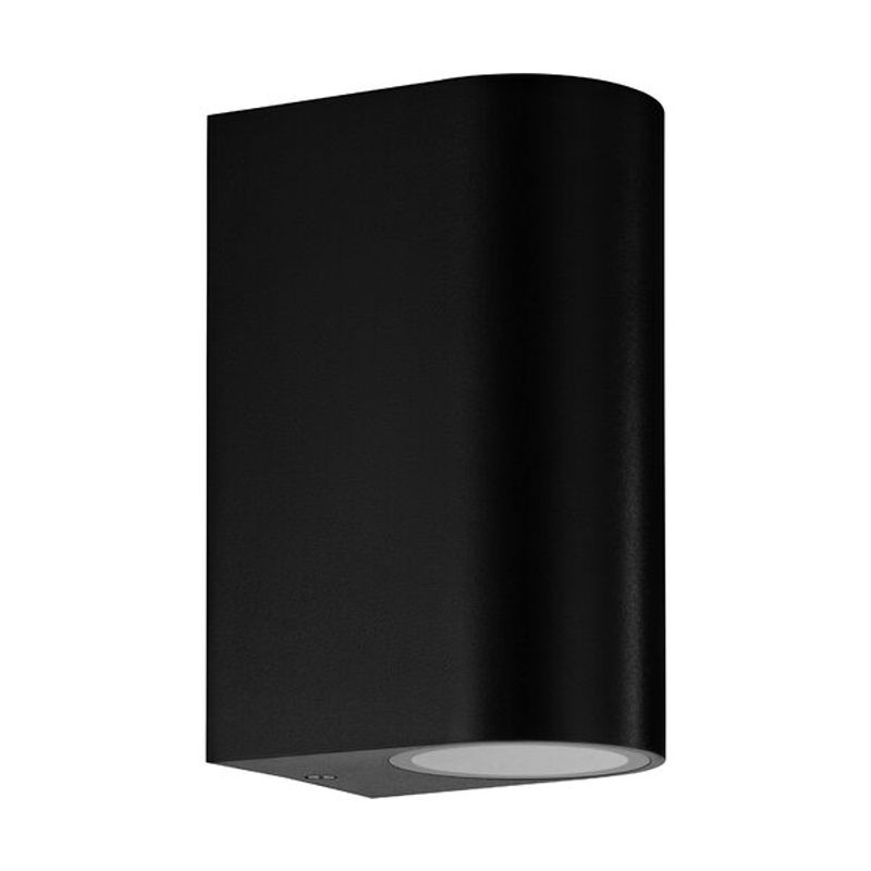 EGLO - Aplique Exterior Scogliera Acrílico Negro GU10 2X5W IP44 Cod74022