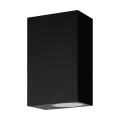EGLO - Aplique Scogliera Acrílico Negro GU10 2X5W IP44 Cod74023