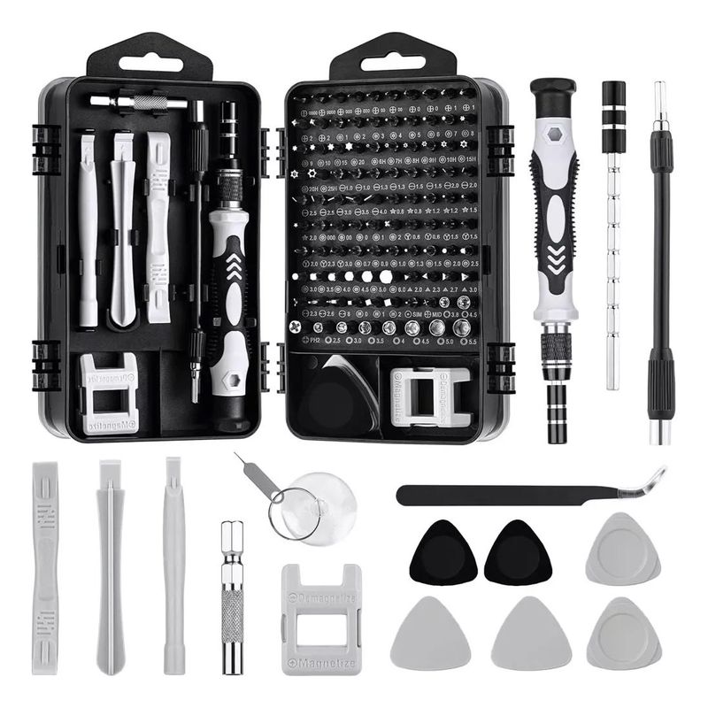 GENERICO - Kit Destornilladores Para Celulares Precision 115 Pcs
