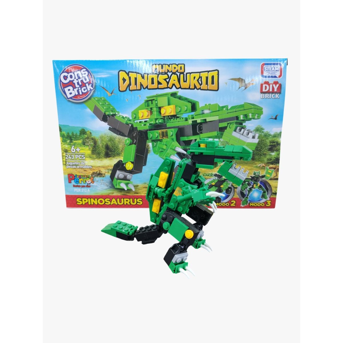 PERROT - CONSTRUBRICK MUNDO DINOSAURIO SPINOSAURUS