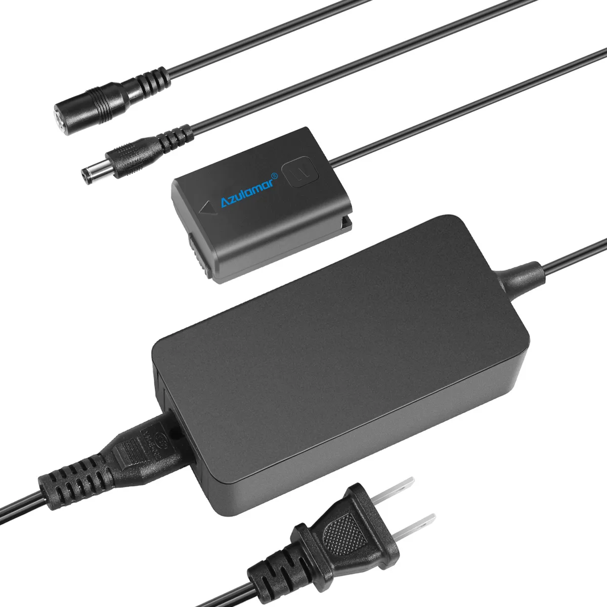 AZULAMAR - Np-fw50 Batería Simulada Para Sony A7S A7 Ii Zve10 A6400 A6100 A6200