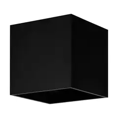 EGLO - Aplique Exterior Barcarola Acrílico Negro IP44 Cod74024