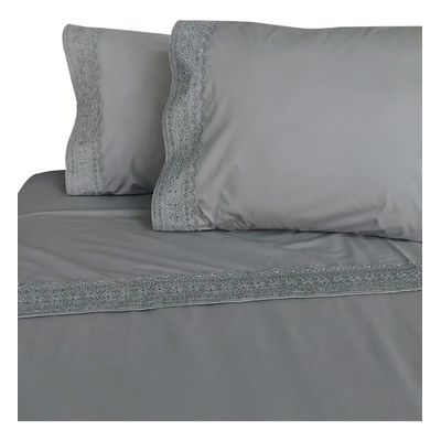 Imagen 2 del producto Sabanas Super King de 180 hilos marca Gris