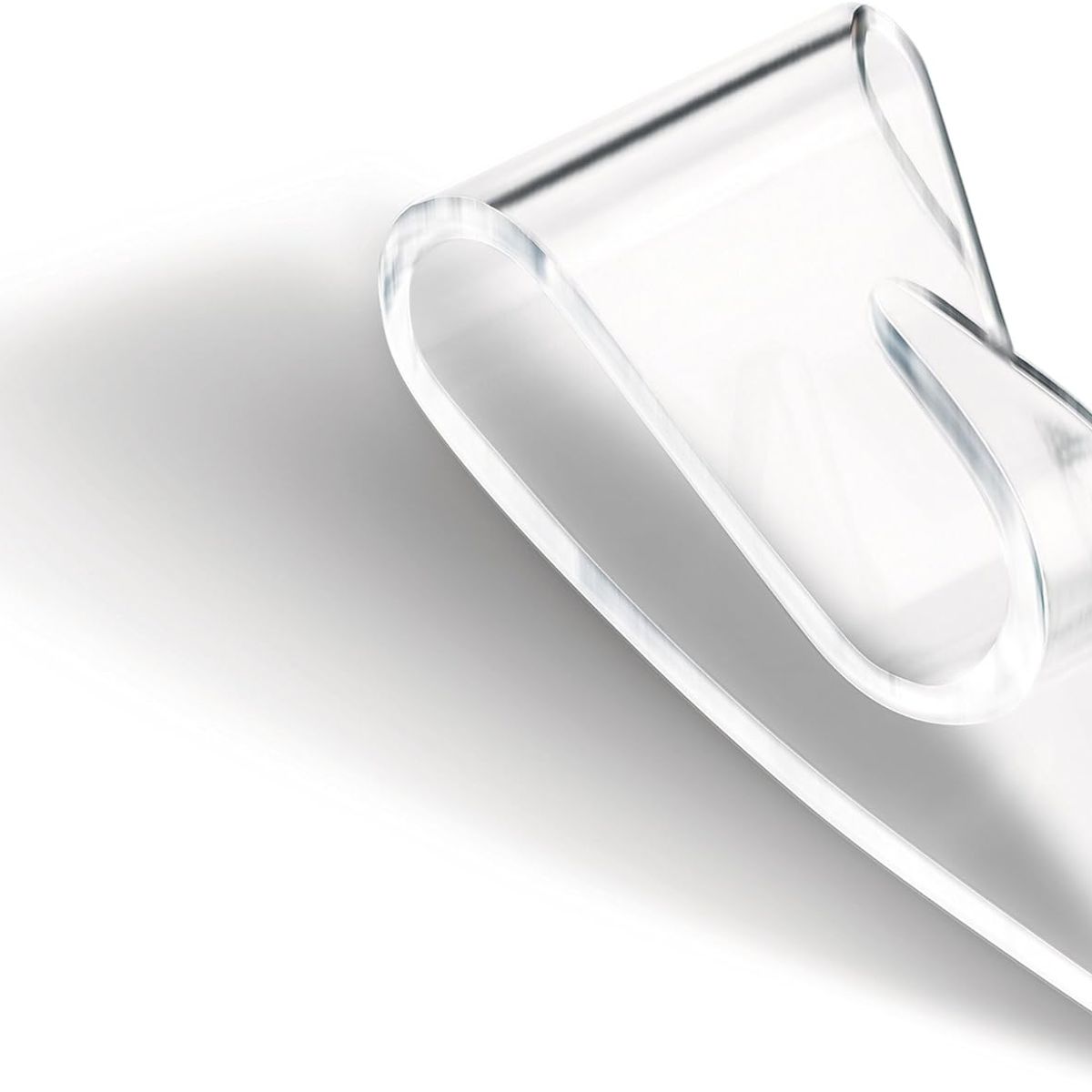 TESA - 5 Perchas Ganchos Deco Transparentes De Decoración Tesa