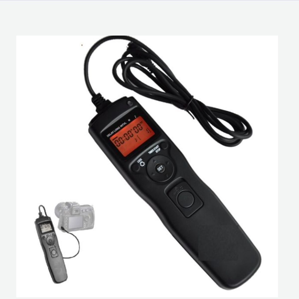 GENERICO - INTERVALOMETRO TEMPORIZADOR PARA CANON RS-60E3 T2I T3I T4I T5I T6I T3 T5 T6 7