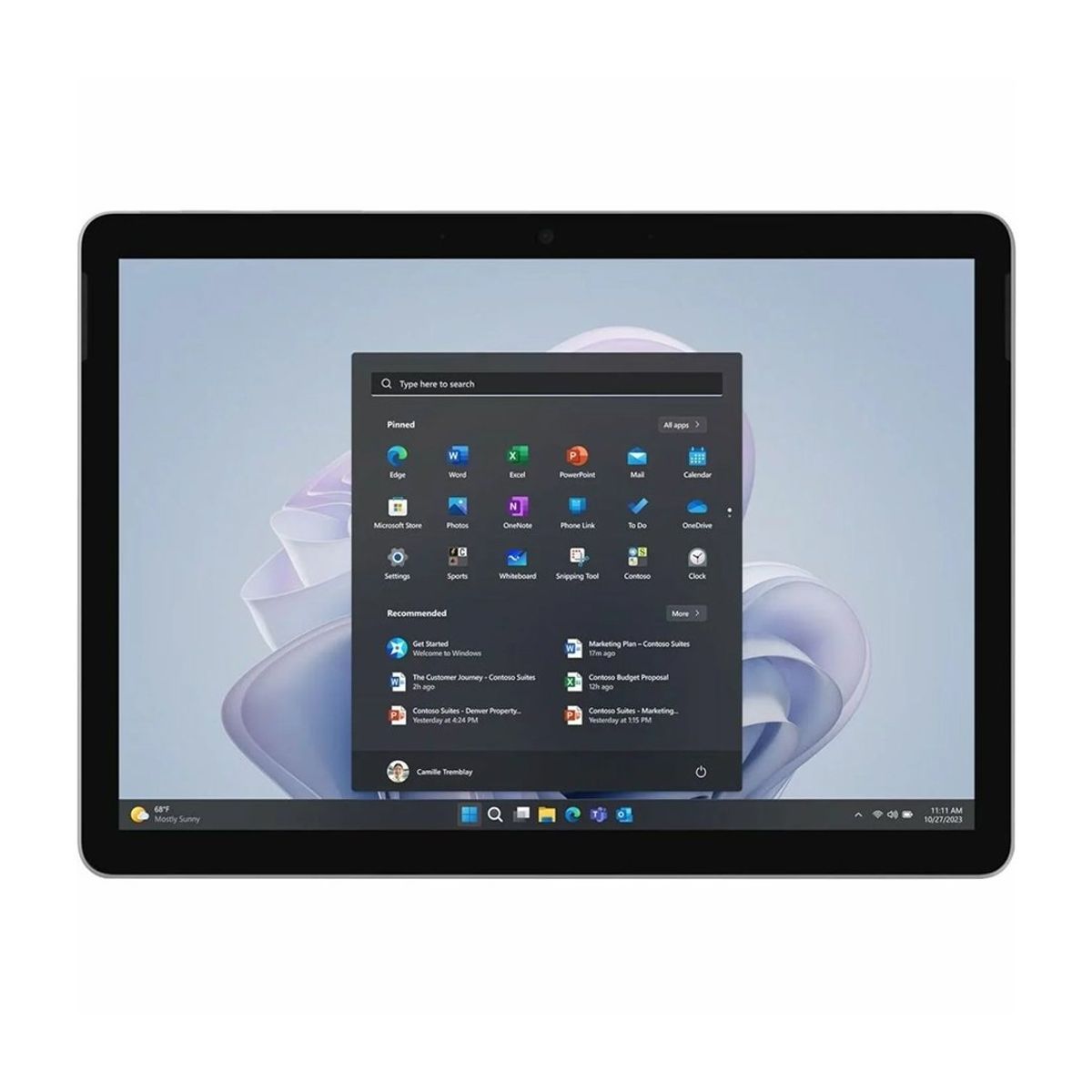 MICROSOFT - Surface Go 4 10.5" Intel N200 8GB RAM 64GB UFS Platinum W11 Pro