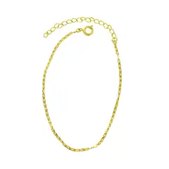 COGGIOLA - Pulsera Crespo Fina Enchapada Oro 18K