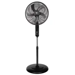 ELECTRON - Ventilador de Pedestal 16 Silencioso BA-2511 Black 5 aspas