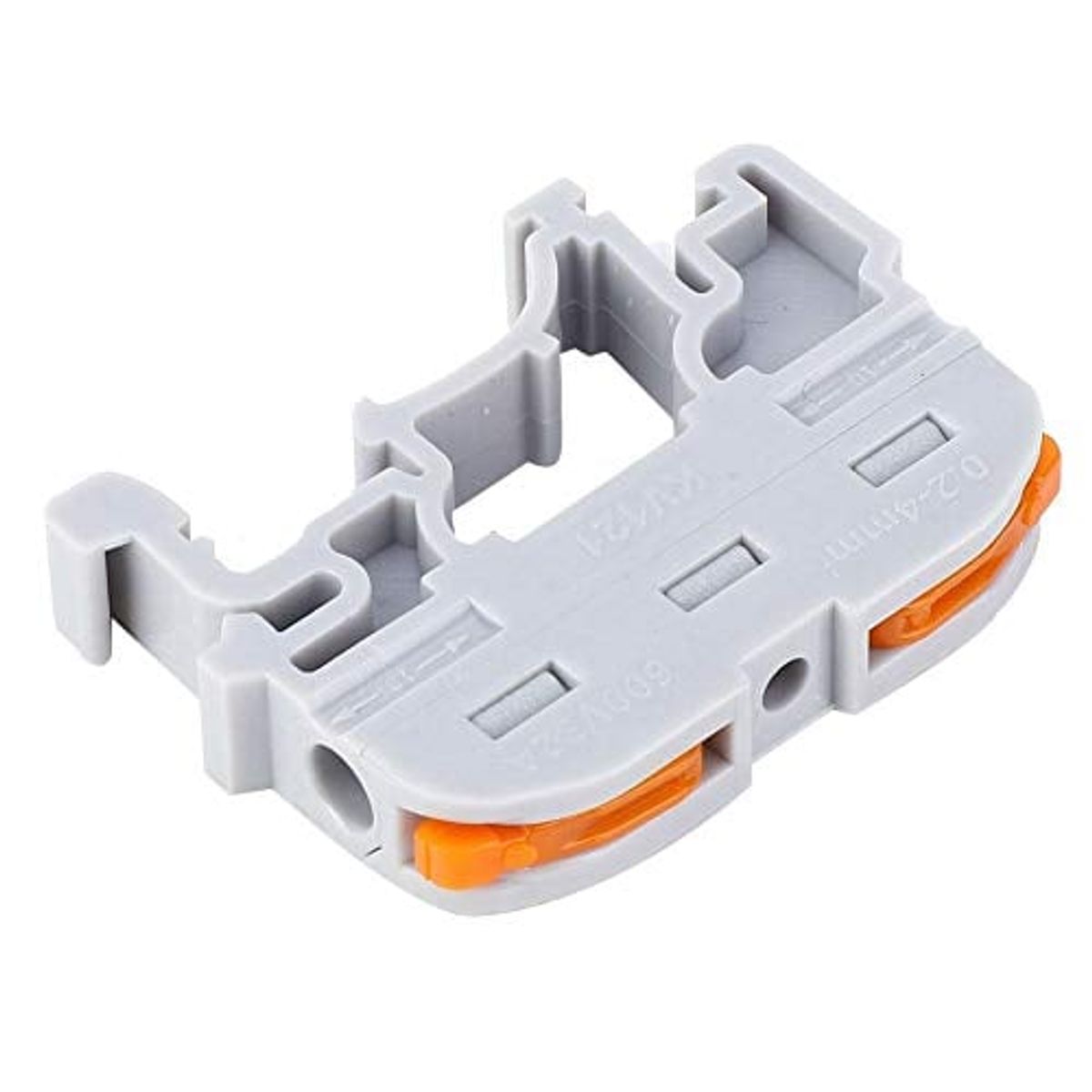 GENERICO - Kit De 10 Conector Rápido 211 Para Riel Din, 2.5mm