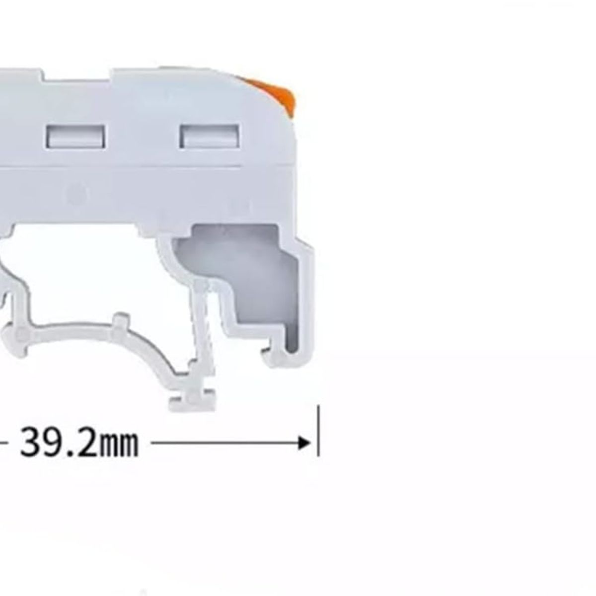 GENERICO - Kit De 10 Conector Rápido 211 Para Riel Din, 2.5mm
