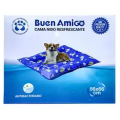 GENERICO - Cama Nido Con Gel Refrescante Para Mascotas 56x66cm Verano
