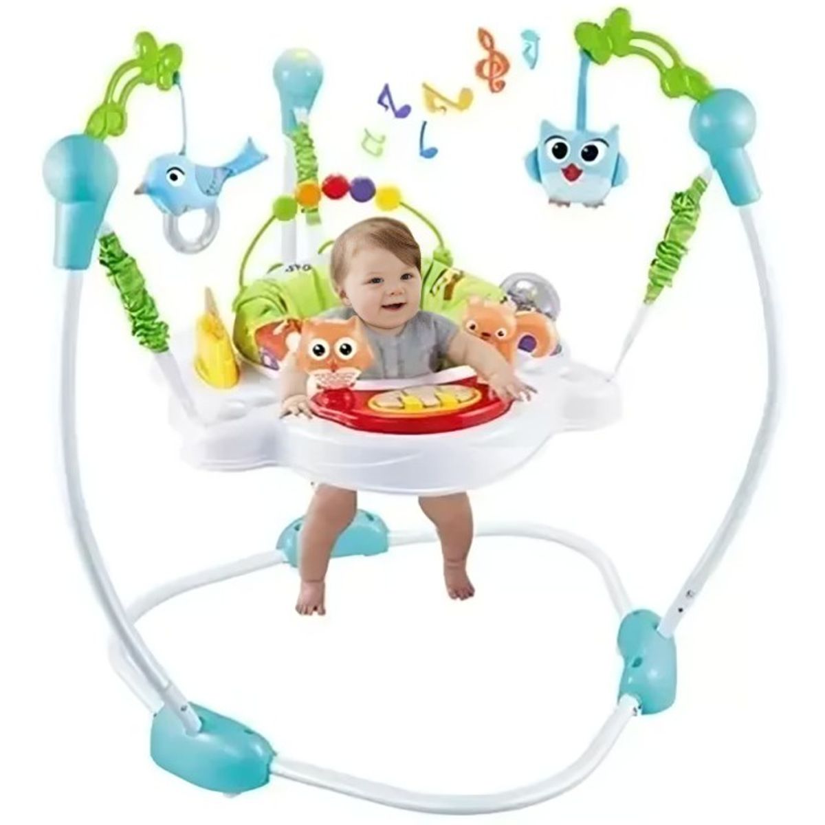 OEM - Baby Jumper Musical Multifuncion Celeste