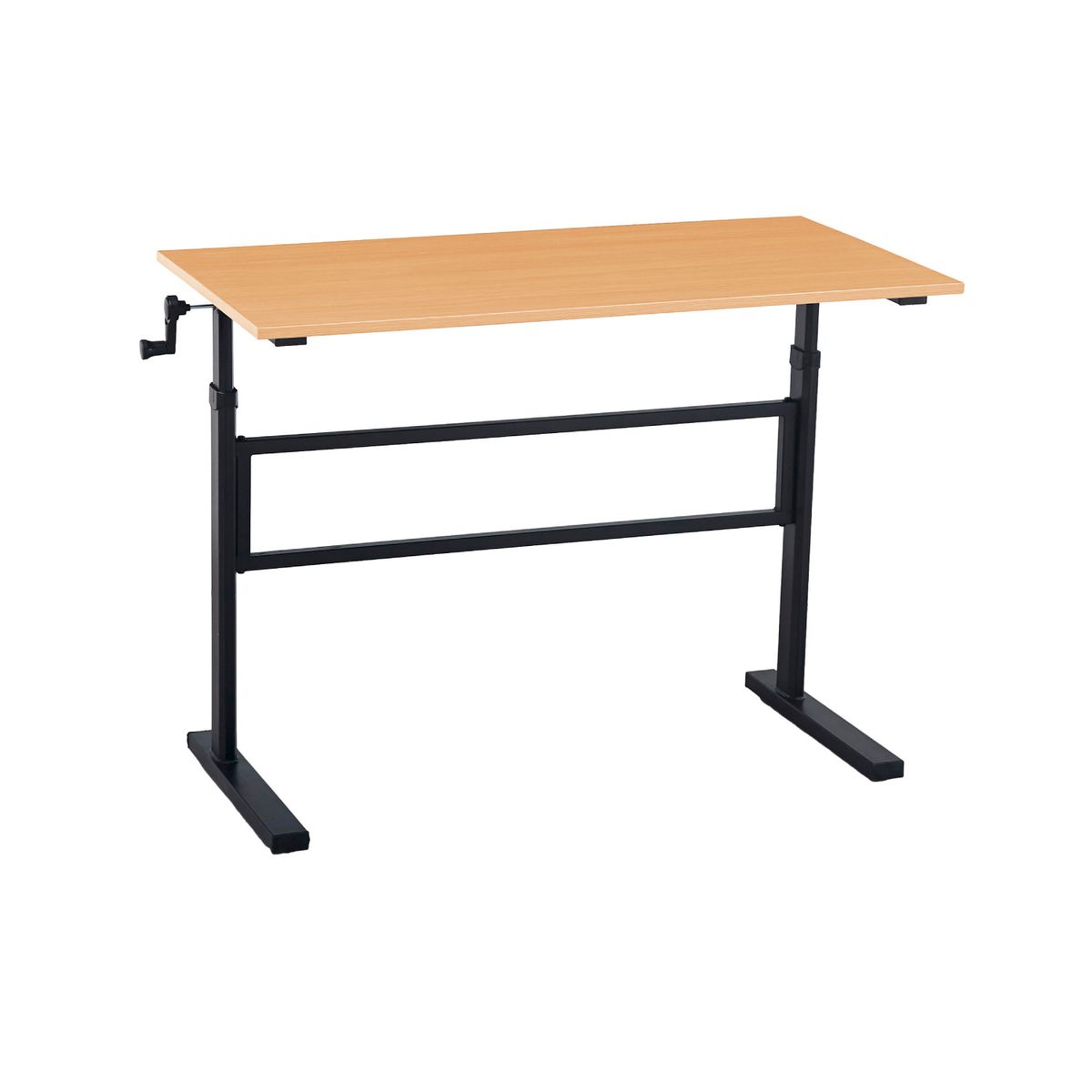 KLIK - Escritorio de trabajo con altura regulable standing desk - Oak