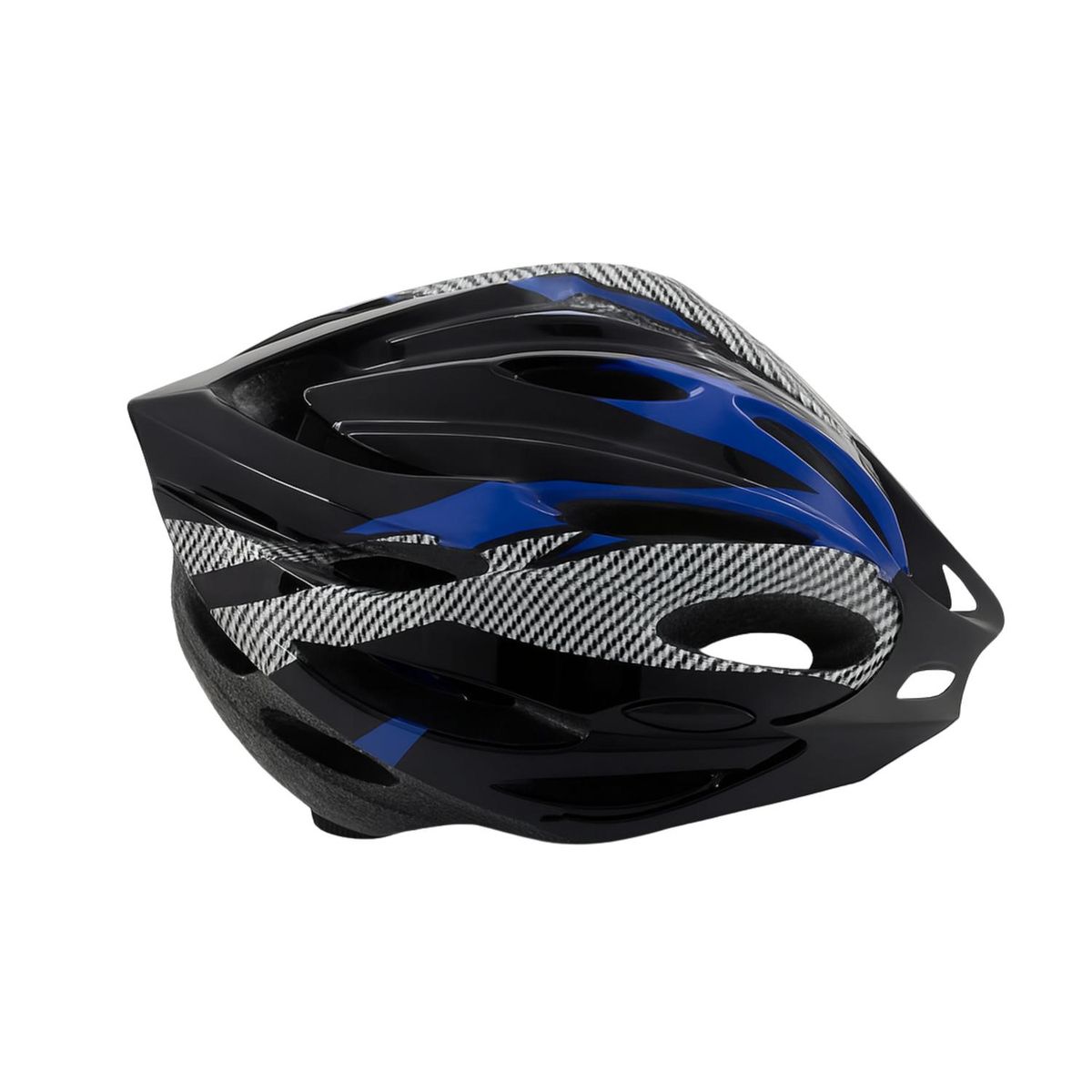 FOUR - Casco Bicicleta Ajustable Adulto - Azul Negro