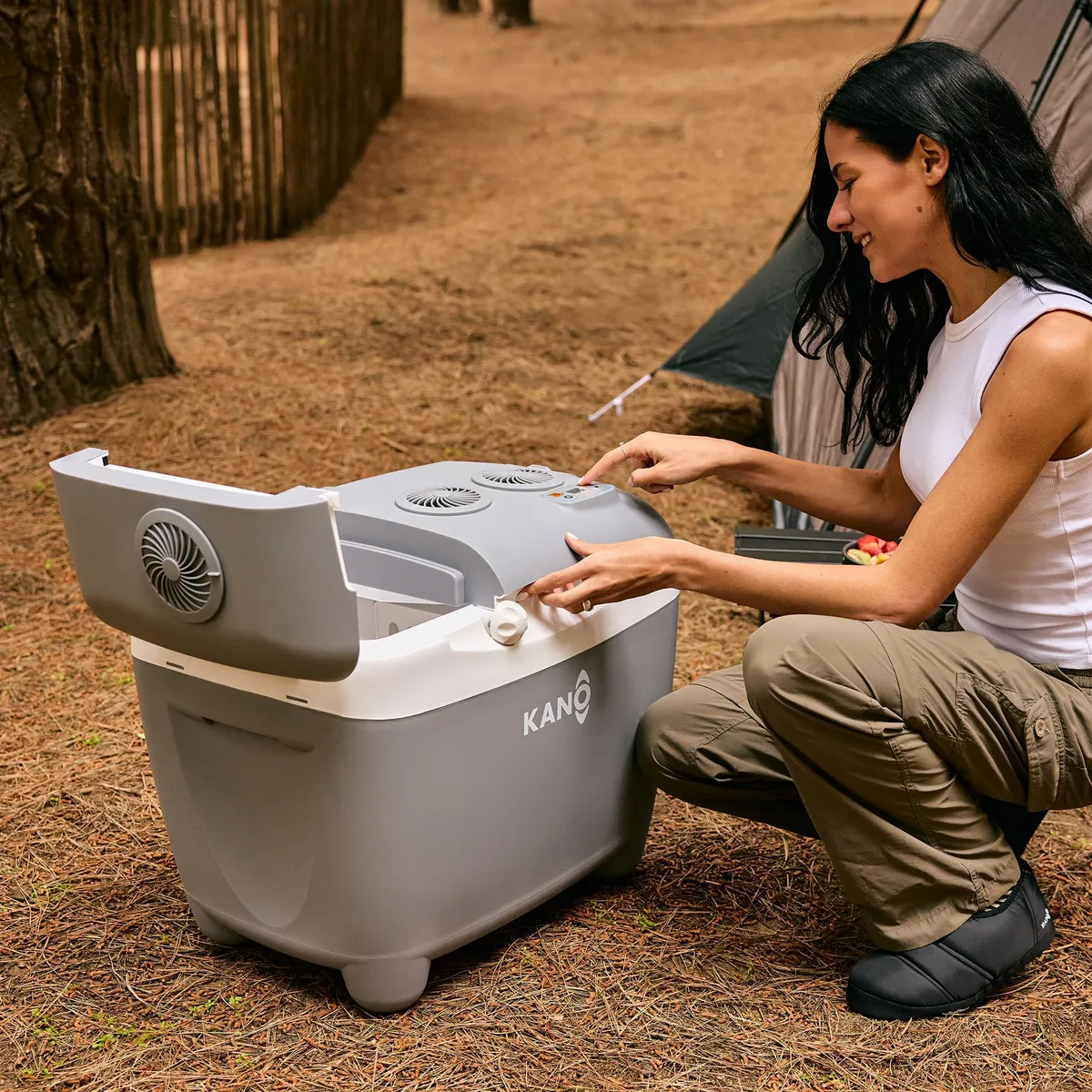 KANO - Cooler Eléctrico con Ruedas Kano Steffen 50 L Frio/Caliente