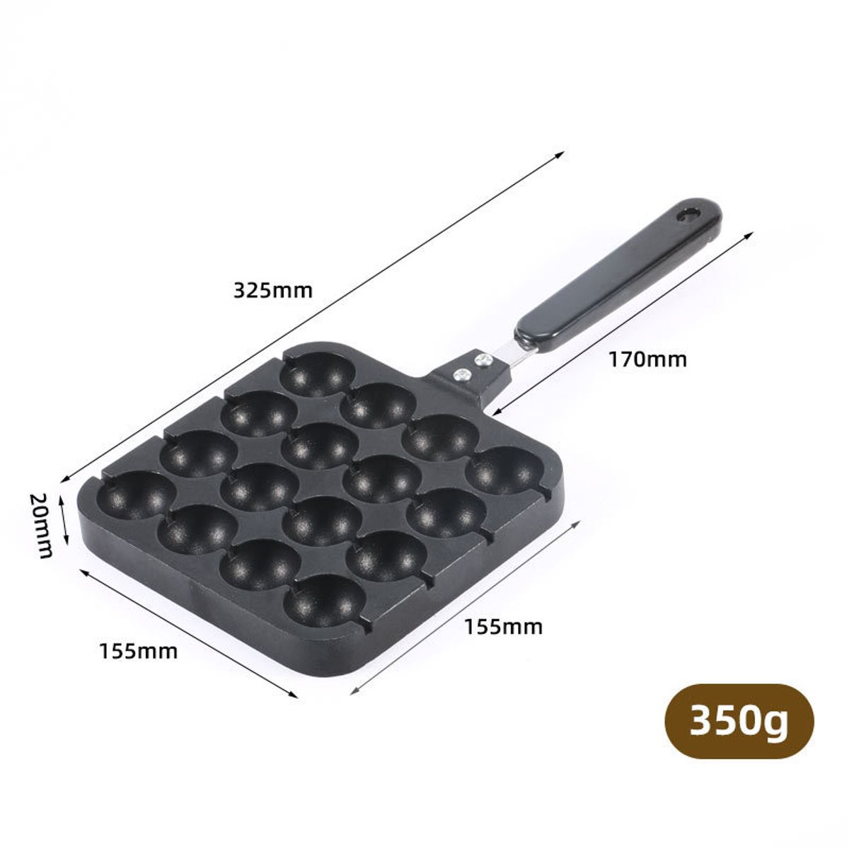 GENERICO - Plancha Sarten Takoyaki Japonesa Panqueque Grill