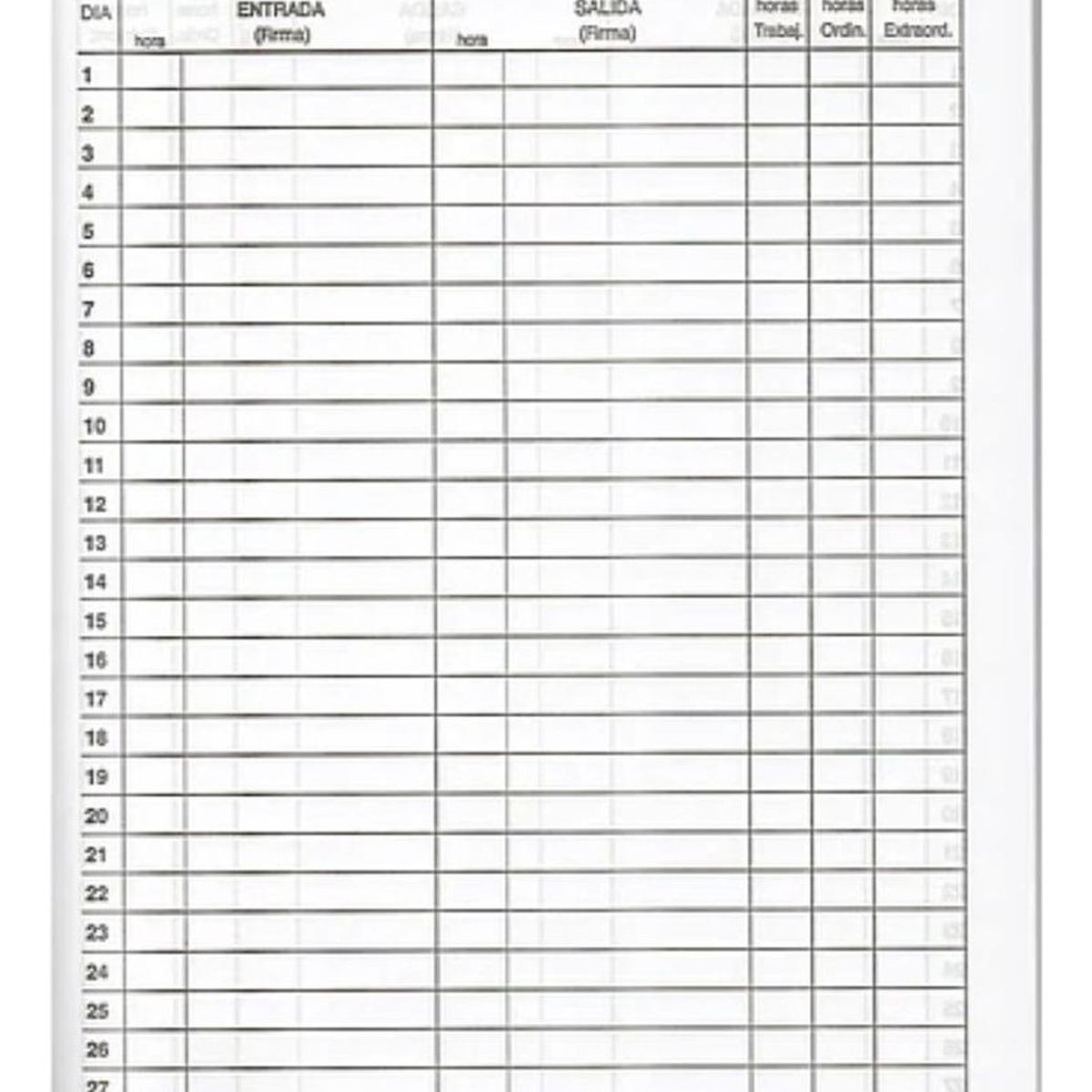 AUCA - Libro Asistencia 100 Hojas. Auca