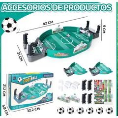 GENERICO - Mini Futbolín De Tablero Juegos Fútbol Juguete Mesa Niños