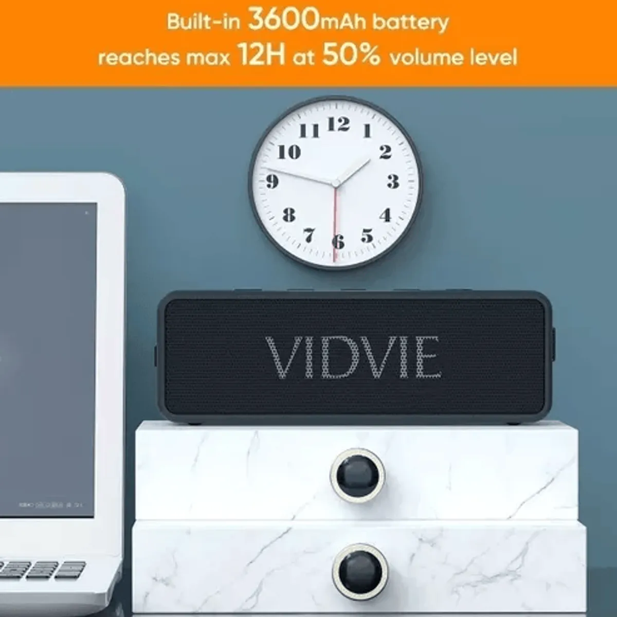 GENERICO - Parlante Bluetooth A Prueba De Salpicaduras Portátil SP914