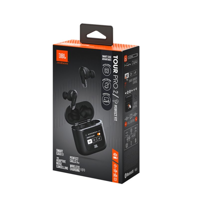 JBL - Audífonos JBL Tour Pro 2 ANC Bluetooth IPX5 Negro - Negro