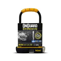 ONGUARD - Candado Bicicleta U-lock Clave Std 115mx230m