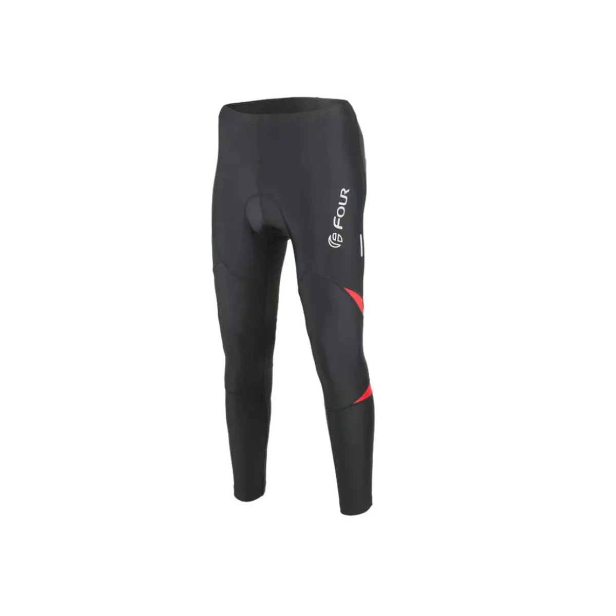 FOUR - Pantalón de Ciclismo - Four Santic - Negro - S