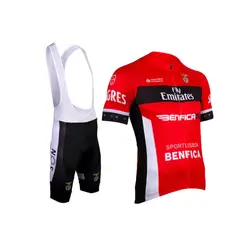 FOUR - Conjunto Ciclismo Tricota - Rojo Negro - Negro - L