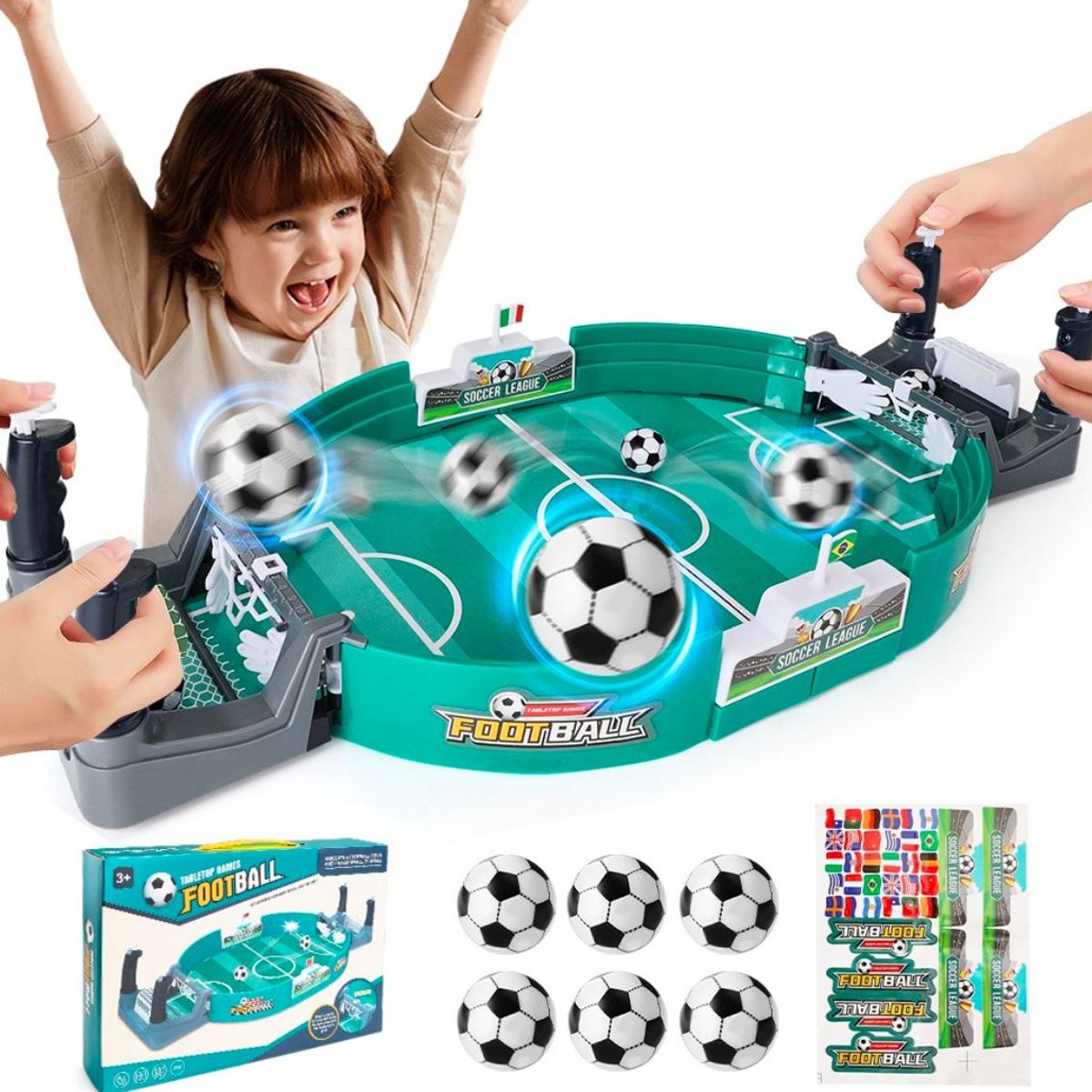 GENERICO - Mini Futbolín De Tablero Juegos Fútbol Juguete Mesa Niños